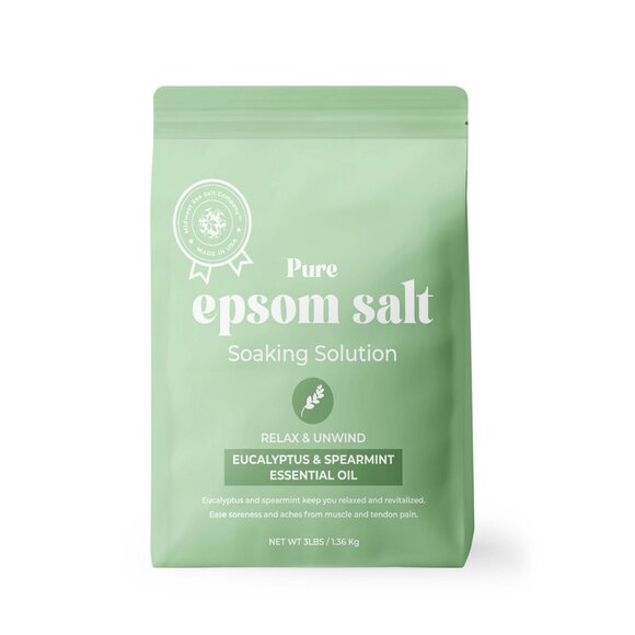 Pure Epsom Salt Soaking Solution - Relax & Unwind - 3lbs - Picture 2 of 8